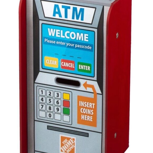 The Home Depot Kid's Workshop ATM Machine. With Kid's Workshop Apron. - Picture 2 of 2